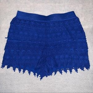 EXPRESS LACE SHORTS | ROYAL BLUE 💙